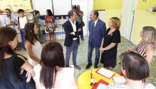 Lambán visita la Fundación "La Caridad"