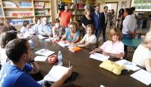 Lambán visita la Fundación "La Caridad"