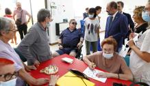 Lambán visita la Fundación "La Caridad"