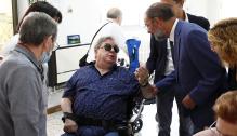 Lambán visita la Fundación "La Caridad"
