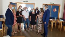 Broto visita la residencia comarcal de Binéfar