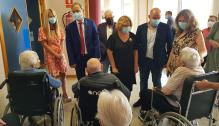 Broto visita la residencia comarcal de Binéfar