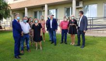 Broto visita la residencia comarcal de Binéfar