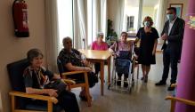 Broto visita la residencia comarcal de Binéfar