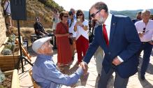 Lambán participa en el homenaje a Juan Beamonte Palacios en El Frago