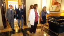 El Presidente de Aragón recibe a las asociaciones de víctimas del terrorismo