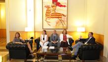 El Presidente de Aragón recibe a las asociaciones de víctimas del terrorismo