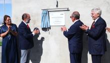 Lambán inaugura el complejo industrial de economía circular de Sphere España en Pedrola