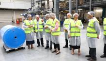 Lambán inaugura el complejo industrial de economía circular de Sphere España en Pedrola