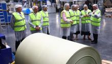 Lambán inaugura el complejo industrial de economía circular de Sphere España en Pedrola