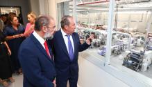 Lambán inaugura el complejo industrial de economía circular de Sphere España en Pedrola