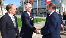 Lambán inaugura el complejo industrial de economía circular de Sphere España en Pedrola