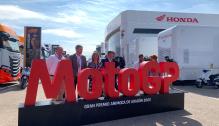 Mayte Pérez, en el Gran Premio de Aragón de motociclismo, en el circuito de Motorland