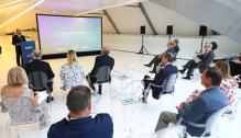 Entrega de fin de obra del Pabellón Puente