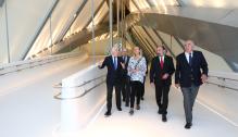 Entrega de fin de obra del Pabellón Puente