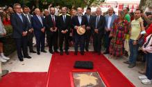 Lambán asiste a la fiesta de la vendimia de Cariñena