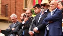 Lambán asiste a la fiesta de la vendimia de Cariñena