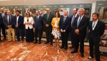 Lambán inaugura la exposición "40 años Creciendo en la provincia de Teruel