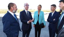 Lambán asiste a la presentación de un proyecto de economía circular en la bodega Sommos