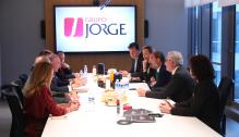 Encuentro con el Grupo Jorge para conocer sus proyectos empresariales
