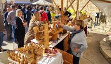 Mayte Pérez, en la XXXI Feria de Alimentos y Artesanía de Monroyo