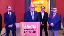 Inauguración de la exposición "Aratis, anatomía de un expolio"