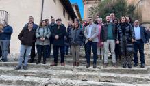 Mayte Pérez visita la Feria de Aguaviva