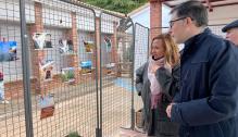 Mayte Pérez visita la Feria de Aguaviva