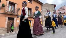 Mayte Pérez visita la Feria de Aguaviva
