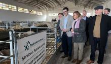 Mayte Pérez visita la Feria de Aguaviva
