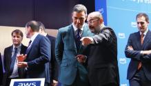 Sánchez y Lambán participan en la jornada AWS, La innovación en la nube como oportunidad para España