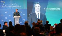 Sánchez y Lambán participan en la jornada AWS, La innovación en la nube como oportunidad para España