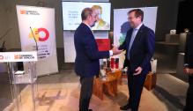 Javier Sierra recibe el Premio de las Letras Aragonesas