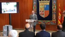 El Presidente Lambán presenta el proyecto del complejo residencial Luis Buñuel de Teruel