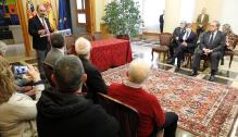 Firma de las escrituras de cesión del inmueble del Centro Aragonés de Barcelona