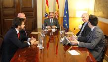 Lambán mantiene un encuentro con la empresa Entity Internacional Aerospace Coating LTD
