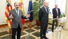 Lambán mantiene un encuentro con la empresa Entity Internacional Aerospace Coating LTD