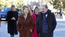 Reunión de trabajo del Gobierno de Aragón y el Ministerio de Transportes, Movilidad y Agenda Urbana