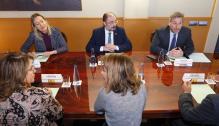 Reunión de trabajo del Gobierno de Aragón y el Ministerio de Transportes, Movilidad y Agenda Urbana