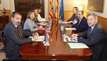 Reunión de trabajo del Gobierno de Aragón y el Ministerio de Transportes, Movilidad y Agenda Urbana