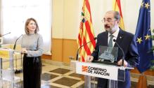 Reunión de trabajo del Gobierno de Aragón y el Ministerio de Transportes, Movilidad y Agenda Urbana
