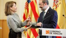 Reunión de trabajo del Gobierno de Aragón y el Ministerio de Transportes, Movilidad y Agenda Urbana