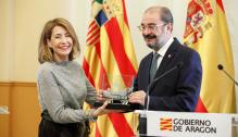 Reunión de trabajo del Gobierno de Aragón y el Ministerio de Transportes, Movilidad y Agenda Urbana
