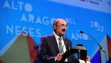 Javier Lambán asiste a la entrega de los premios Altoaragoneses del Año