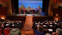 Javier Lambán asiste a la entrega de los premios Altoaragoneses del Año