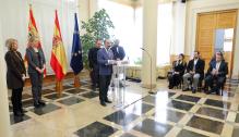Lambán mantiene un encuentro con responsables de la empresa Scanmetals