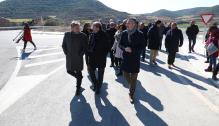 Inauguración de las obras de la carretera de Castejón de Valdejasa