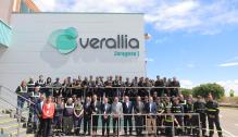 Lambán visita la empresa Verallia Spain