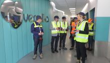 Lambán visita la empresa Verallia Spain