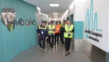 Lambán visita la empresa Verallia Spain